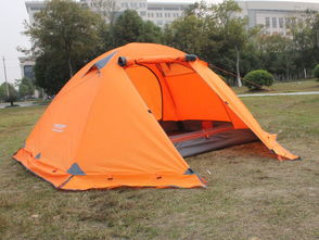 户外帐篷 野营露营帐篷双人双层铝杆防暴雨户外 野营用品ft